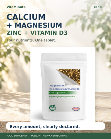 Calcium Magnesium Zinc Vitamin D3 product guide