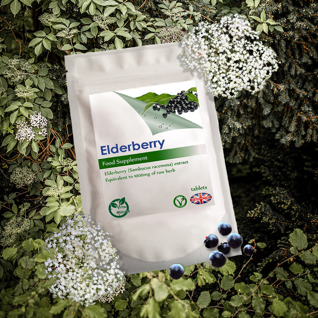 Elderberry Sambucus 1000mg Tablets