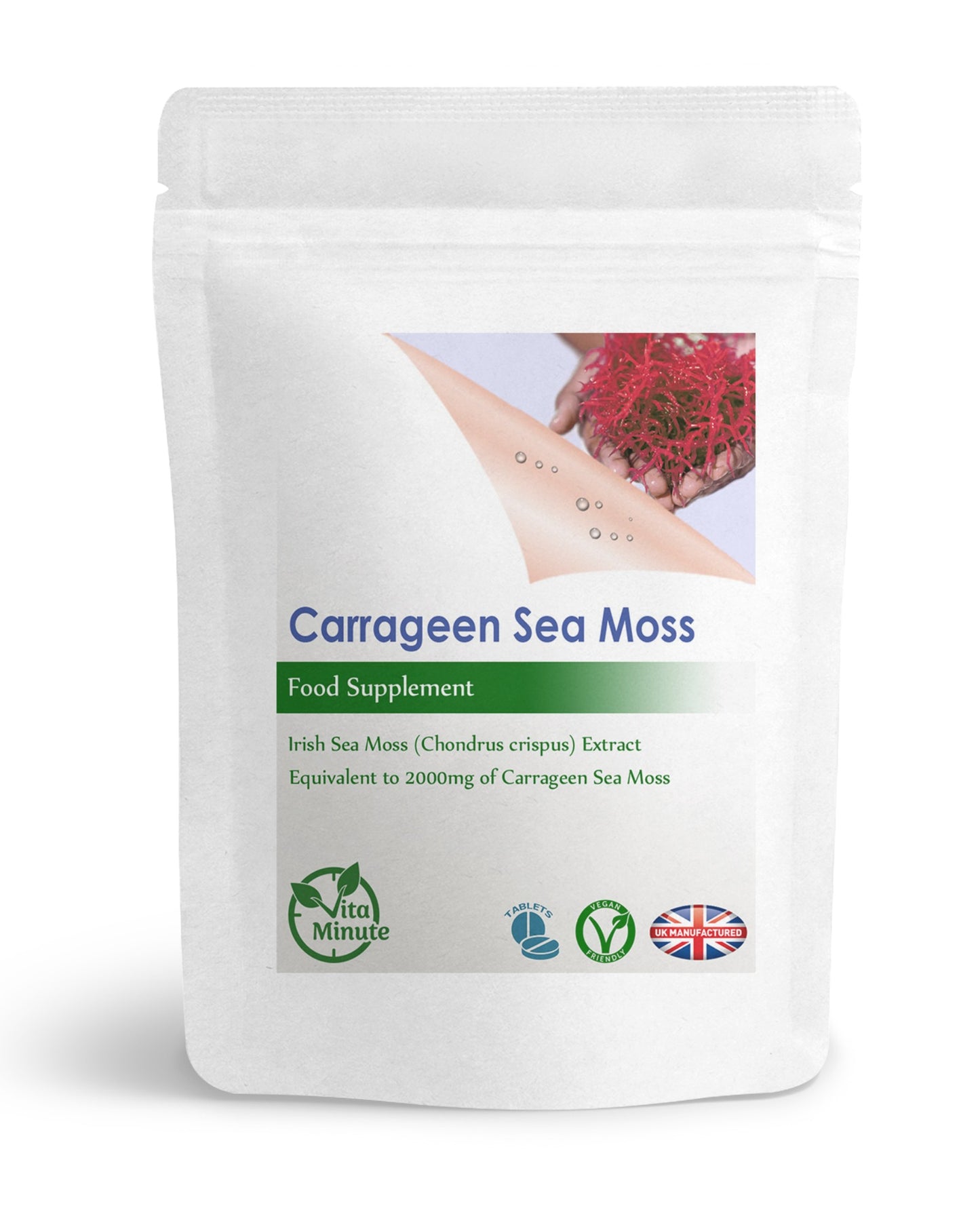 Irish Sea Moss 2000mg Tablets