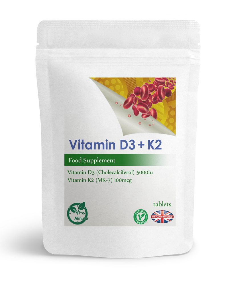 Vitamin D3 5000iu and K2 100mcg