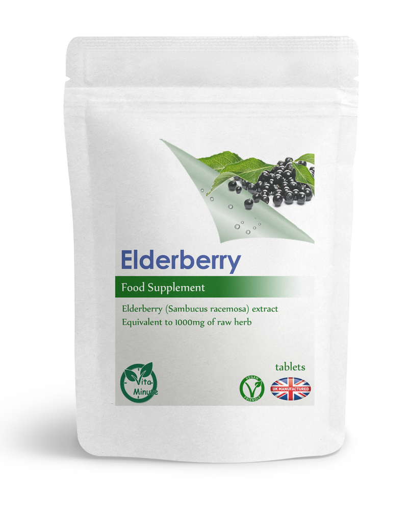 Elderberry Sambucus 1000mg Tablets