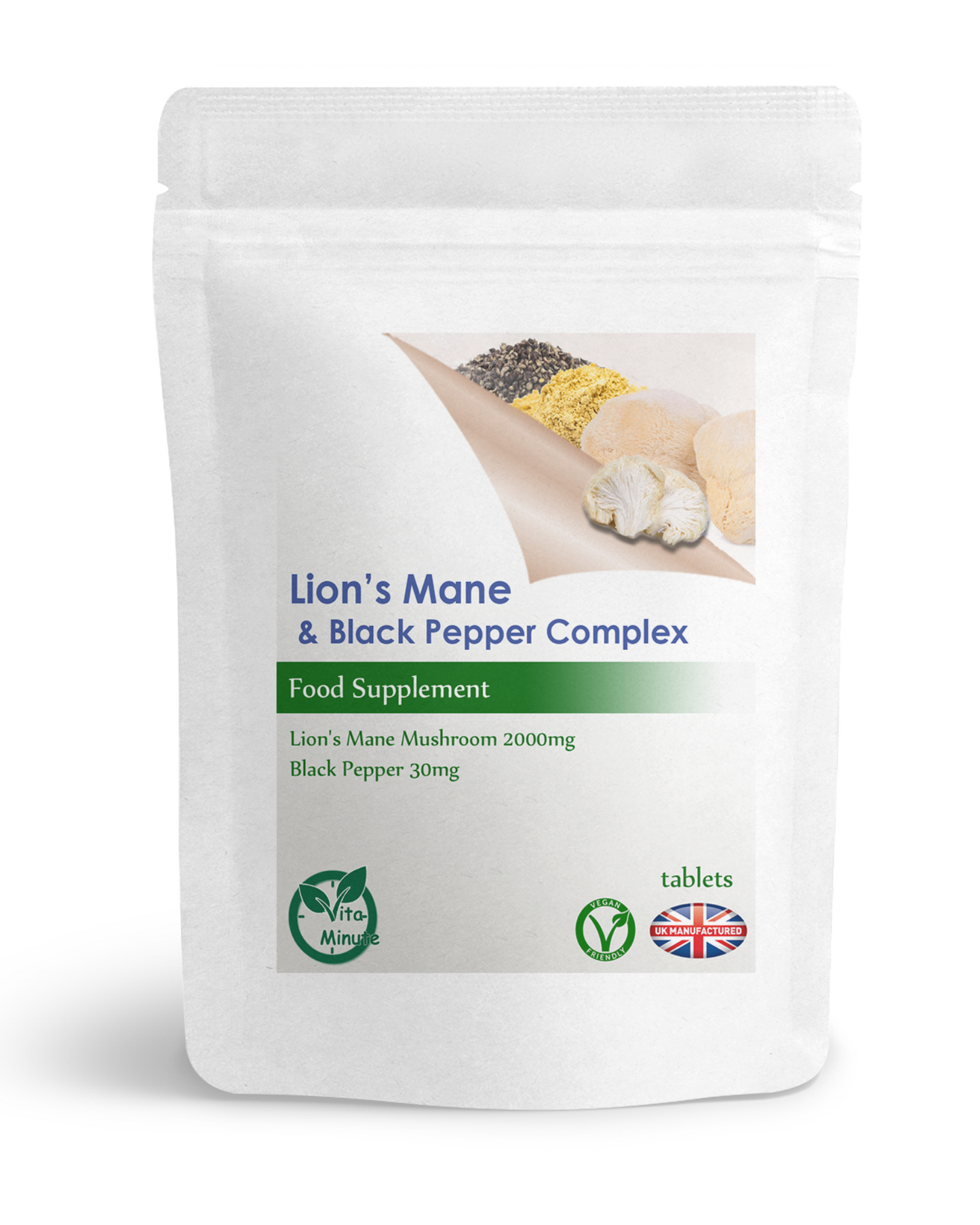 Lion's Mane 2000mg Tablets