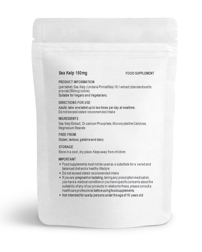 Sea Kelp 150mg Tablets