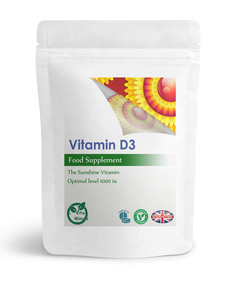 VitaMinute Vitamin D3 1000 IU Tablets pouch