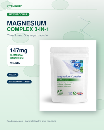 New VitaMinute Magnesium Complex 3-in-1