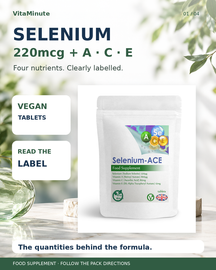 VitaMinute Selenium + A, C & E
