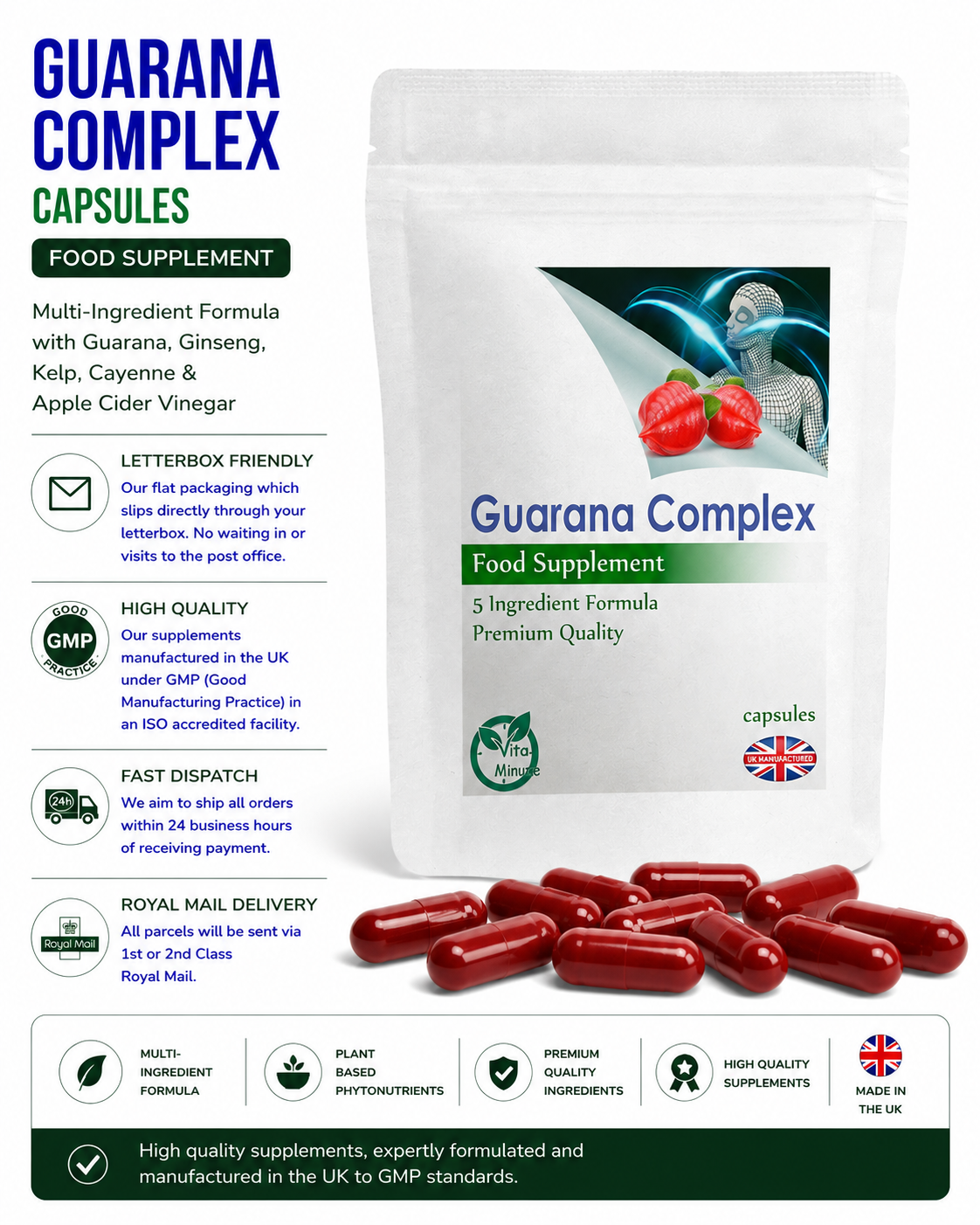 Guarana Complex Capsules product information