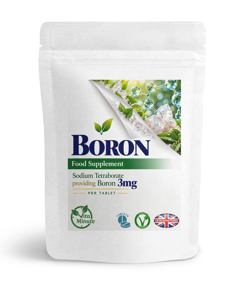 VitaMinute Boron 3mg Tablets front pouch
