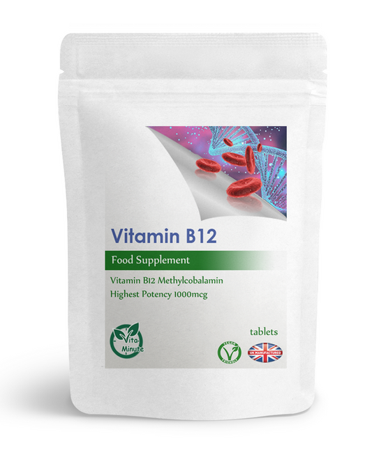 Vitamin B12 (Methylcobalamin 1000mcg) Tablets, Skin Nails Hair