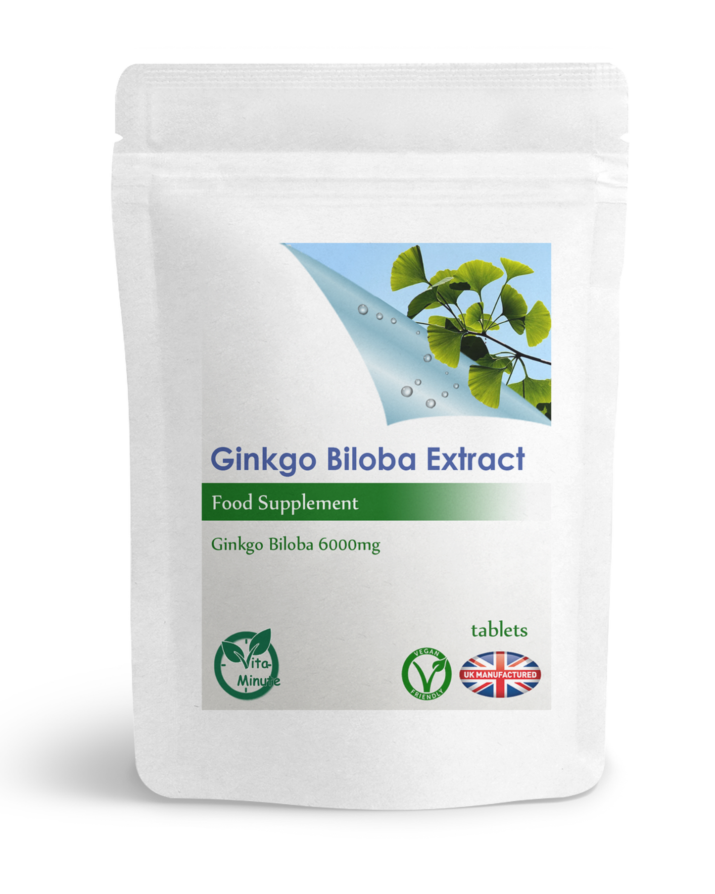 Ginkgo Biloba 6000mg Tablets