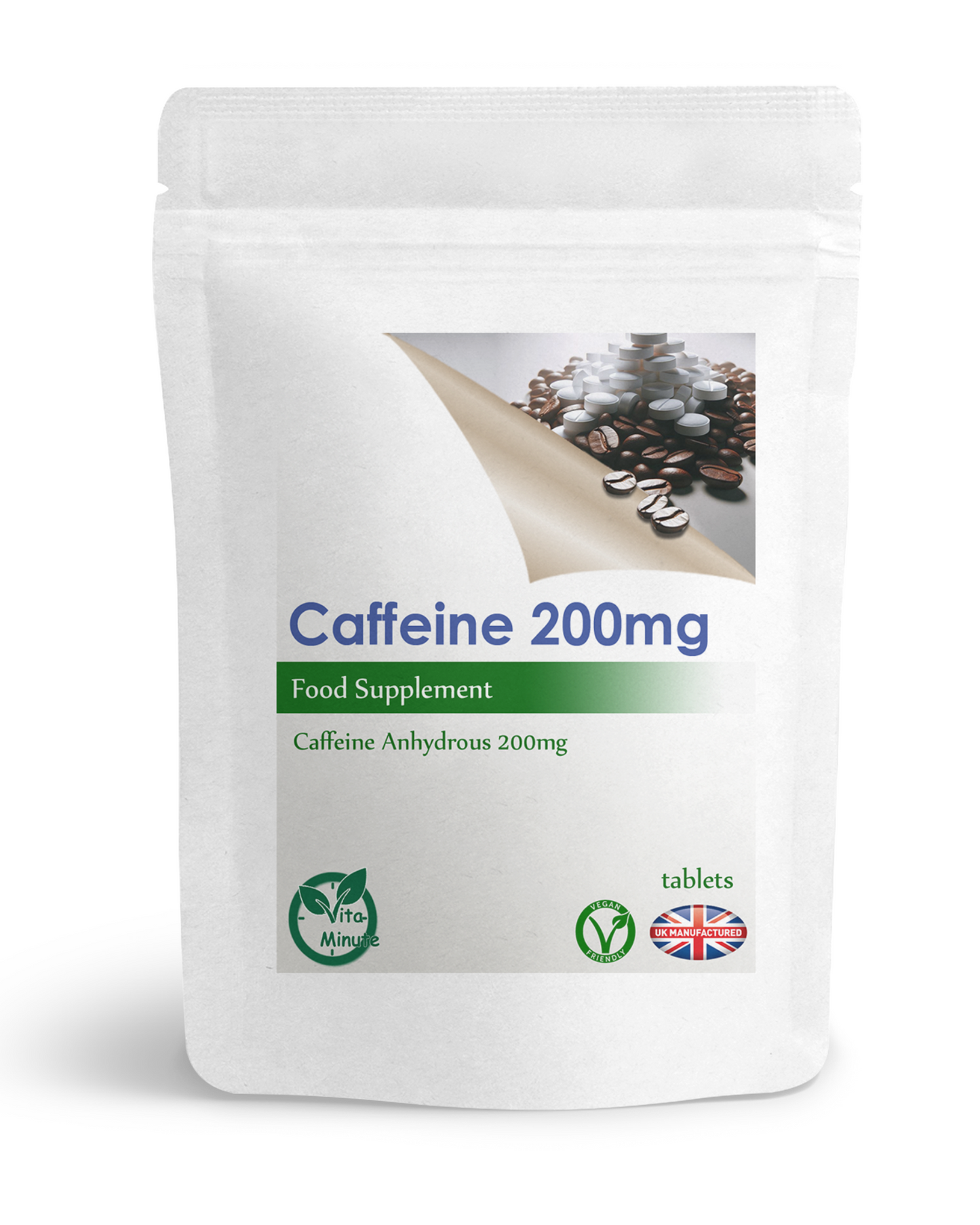 Caffeine 200mg Tablets