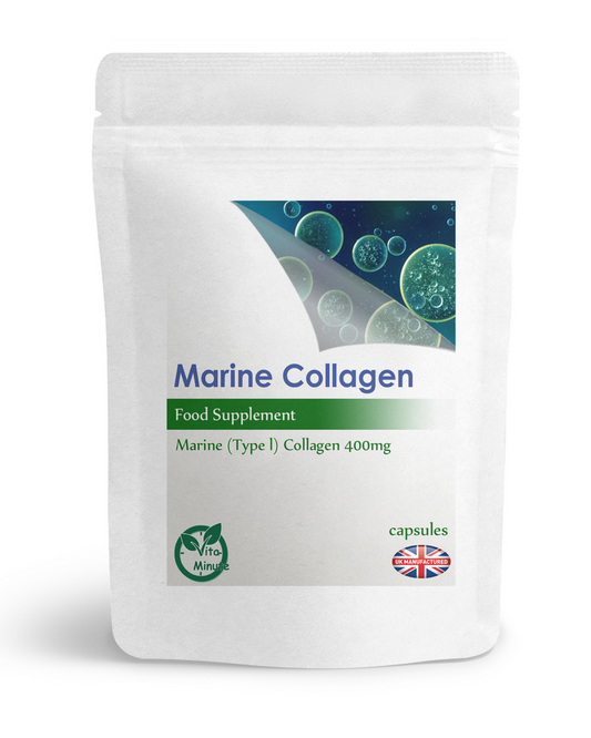 Marine Collagen (Type I) 400mg Capsules