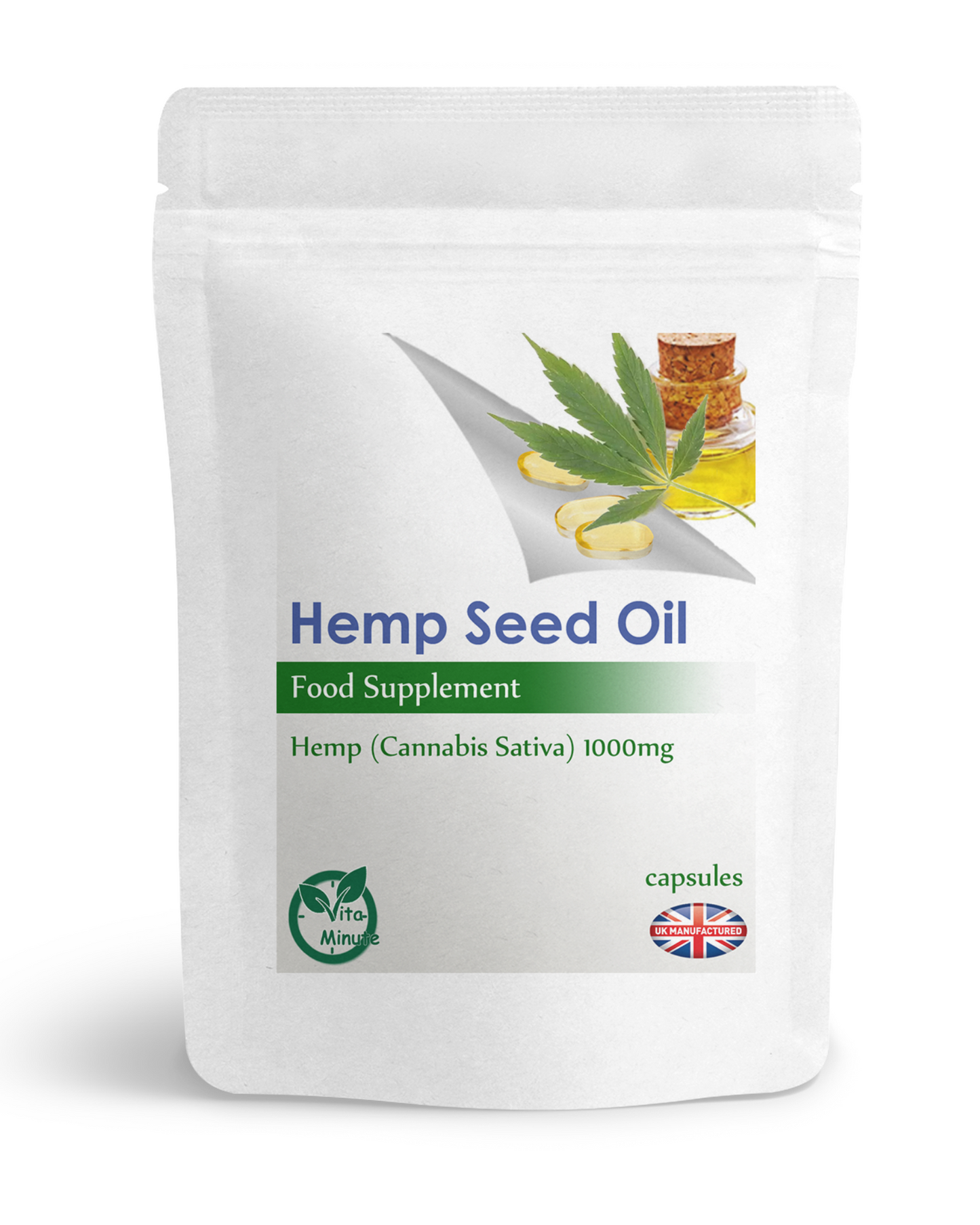 Hemp Seed Oil 1000mg Capsules