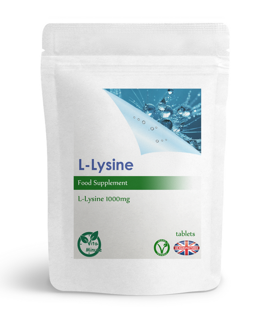 Lysine 1000mg (L-Lysine Amino Acid) Tablets