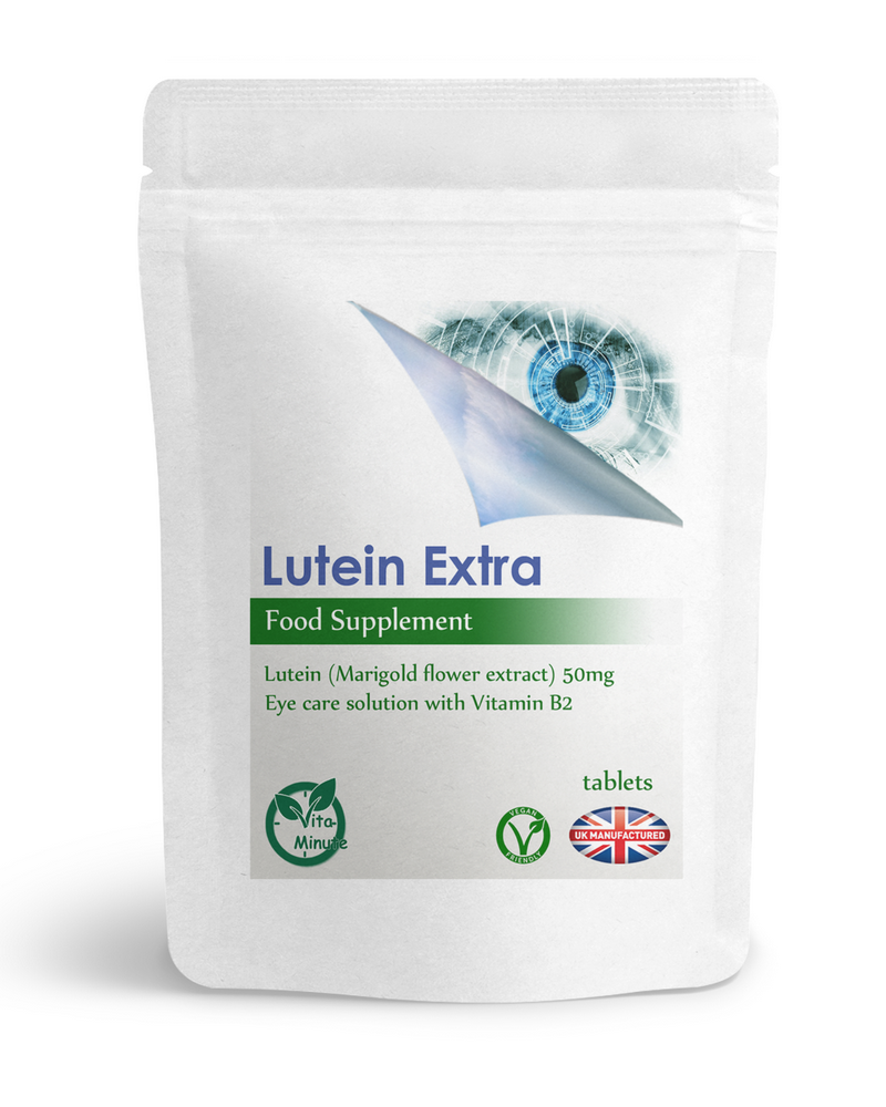 Lutein 50mg and Vitamin B2 Tablets