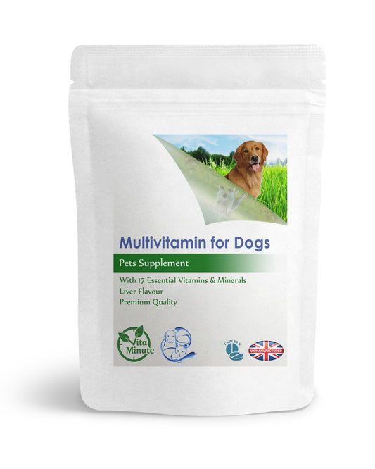 Multivitamin for Dogs, All Daily Essential Vitamins & Minerals Tablets