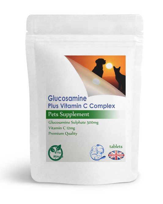 Glucosamine 500mg & Vitamin C Complex for Dogs & Cats