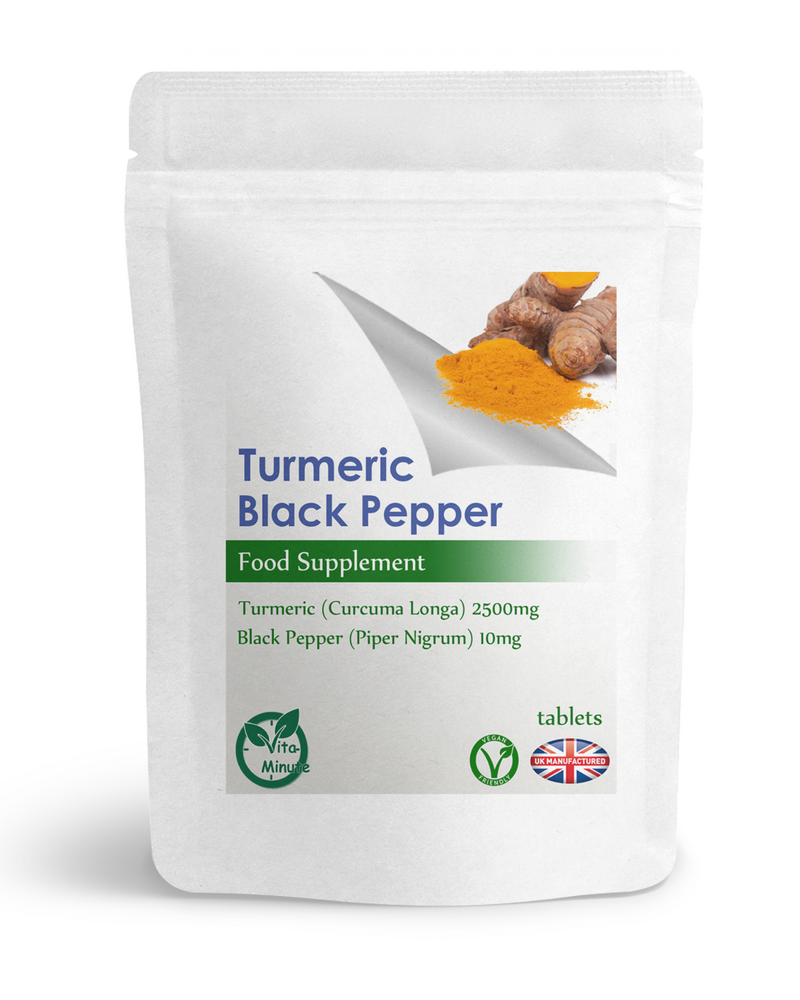 Turmeric 2500mg & Black Pepper Tablets