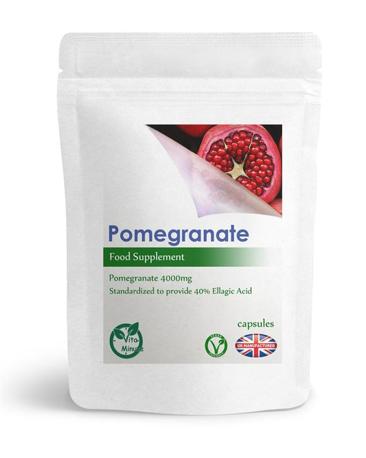 VitaMinute Pomegranate Extract 4000mg Capsules (40% Ellagic Acid)
