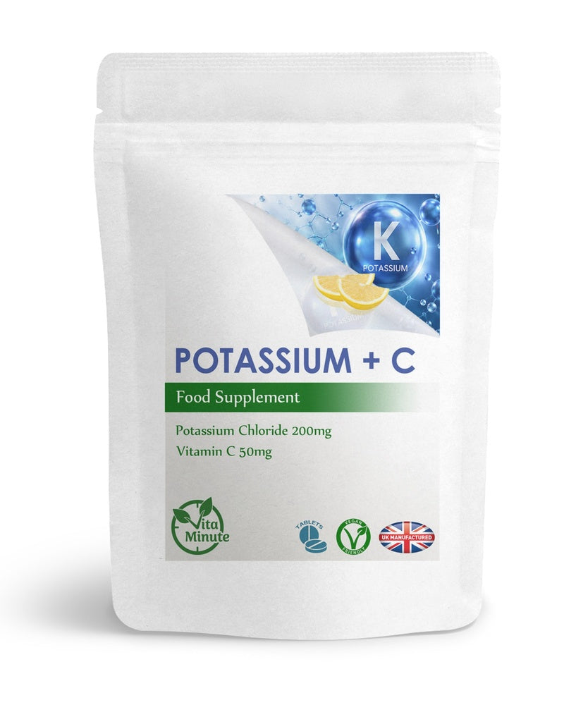 VitaMinute Potassium 200mg with Vitamin C 50mg Tablets